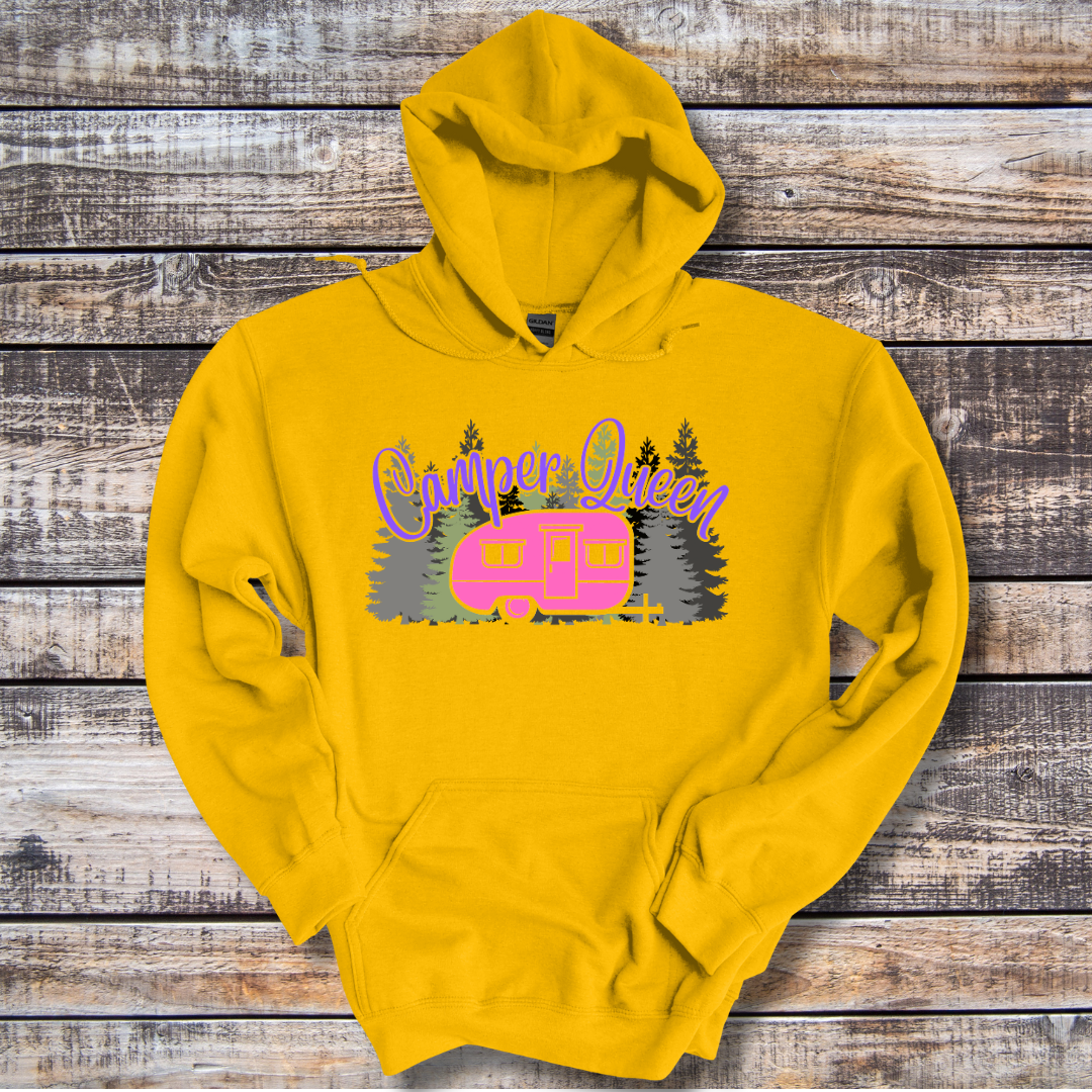 Camper Queen Long-Sleeve Hoodie