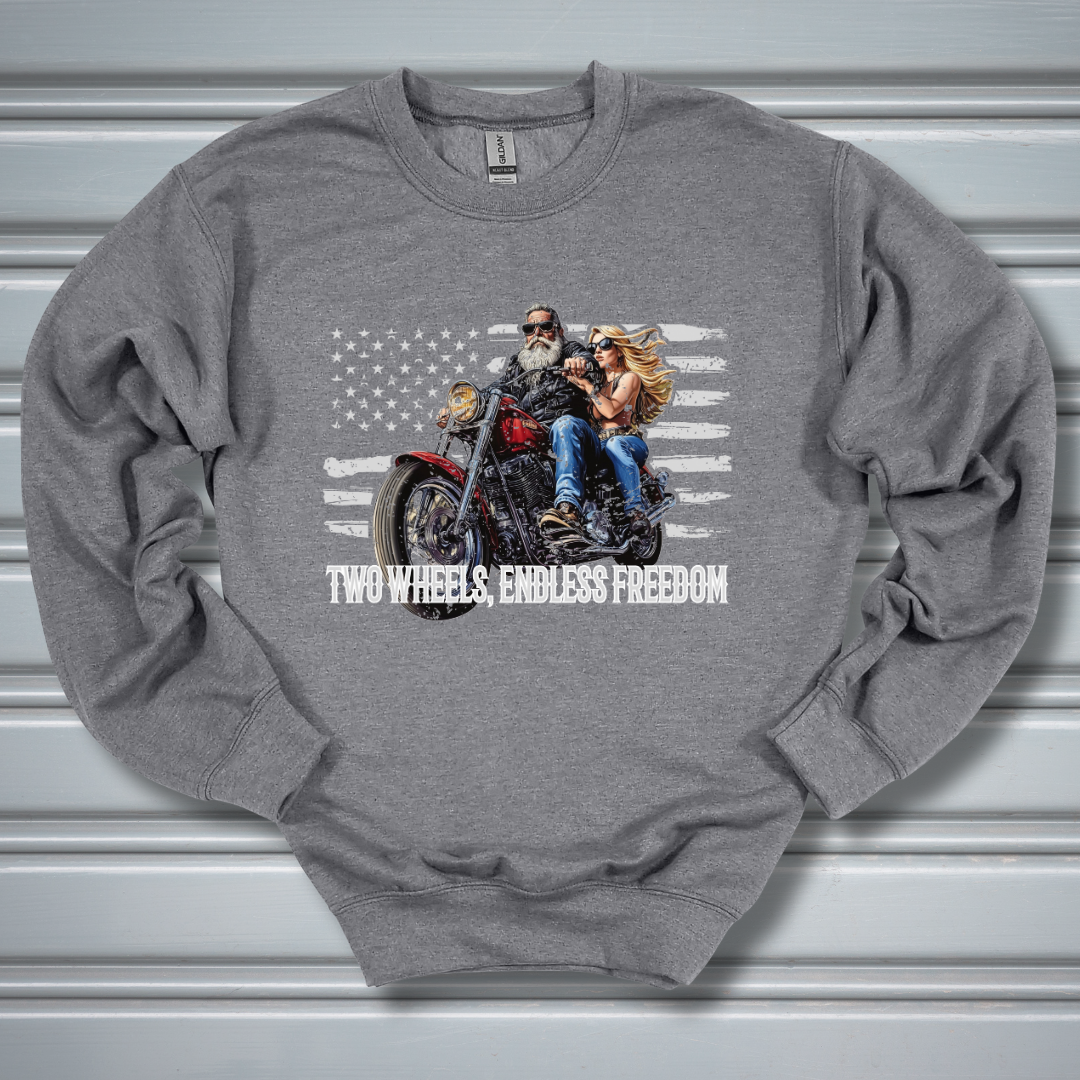 Two Wheels, Endless Freedom Sweatshirt