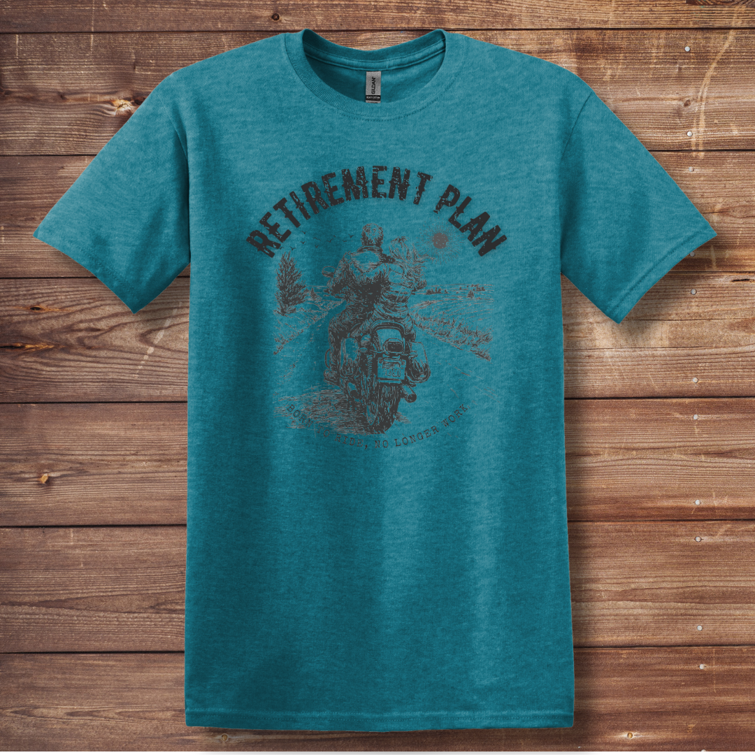 Biker Retirement Plan T-Shirt