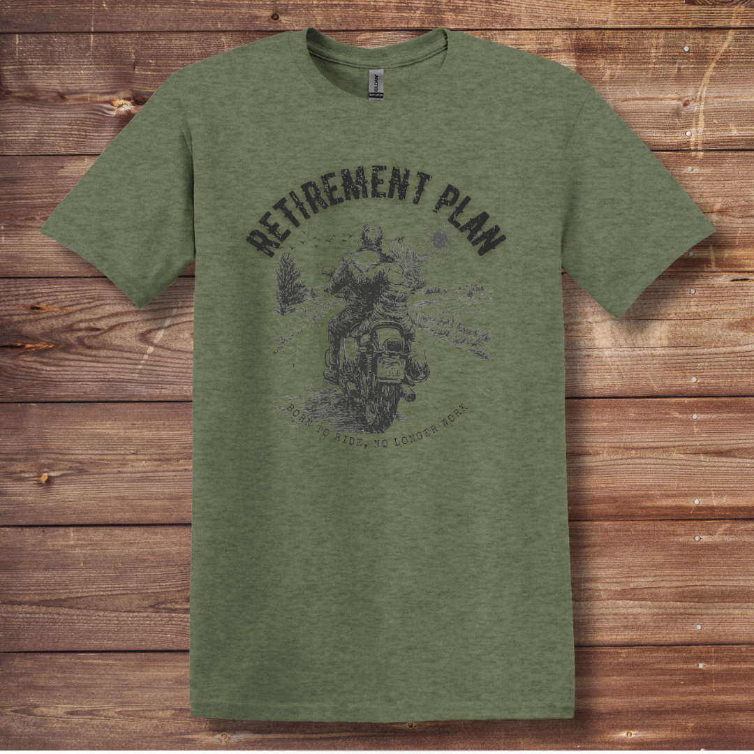 Biker Retirement Plan T-Shirt