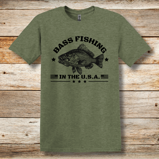 Bass Fishing in the USA T-Shirt