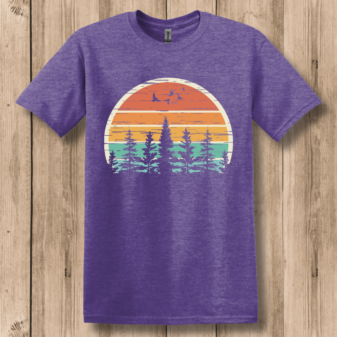 Nature Retro Vibe T-Shirt | Camping Gift Ideas