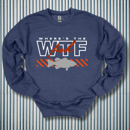 WTF Where's the Fish Sweatshirt