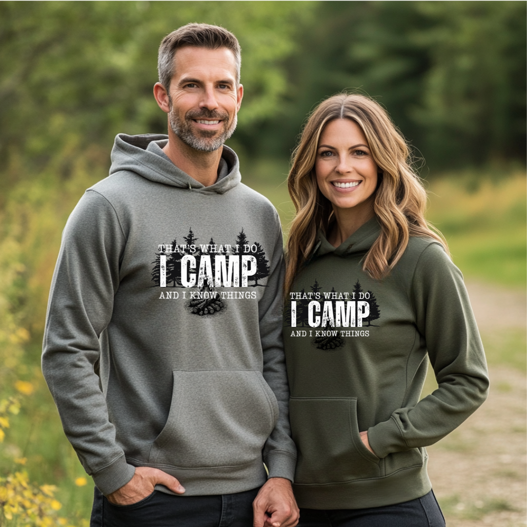That's What I Do, I Camp Long-Sleeve Hoodie