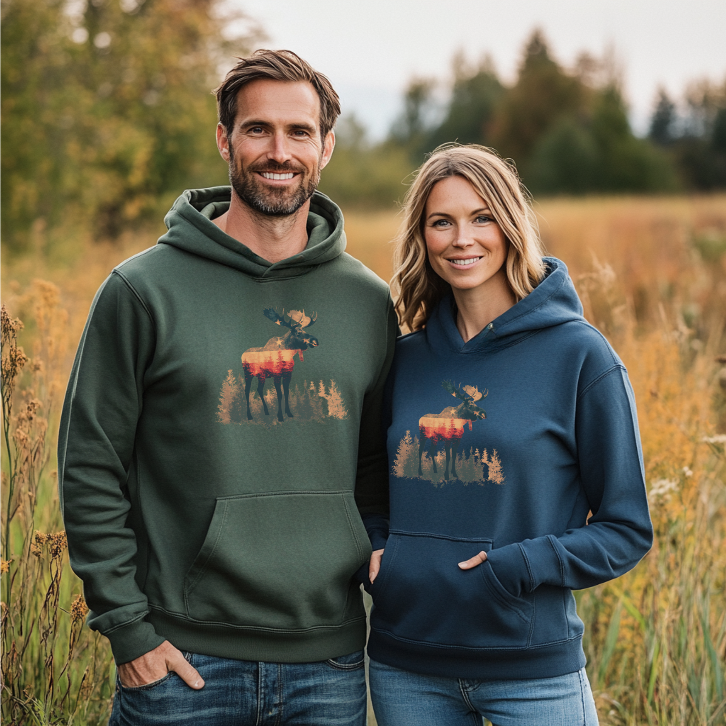 USA Moose Hoodie | Moose Hunter Shirt