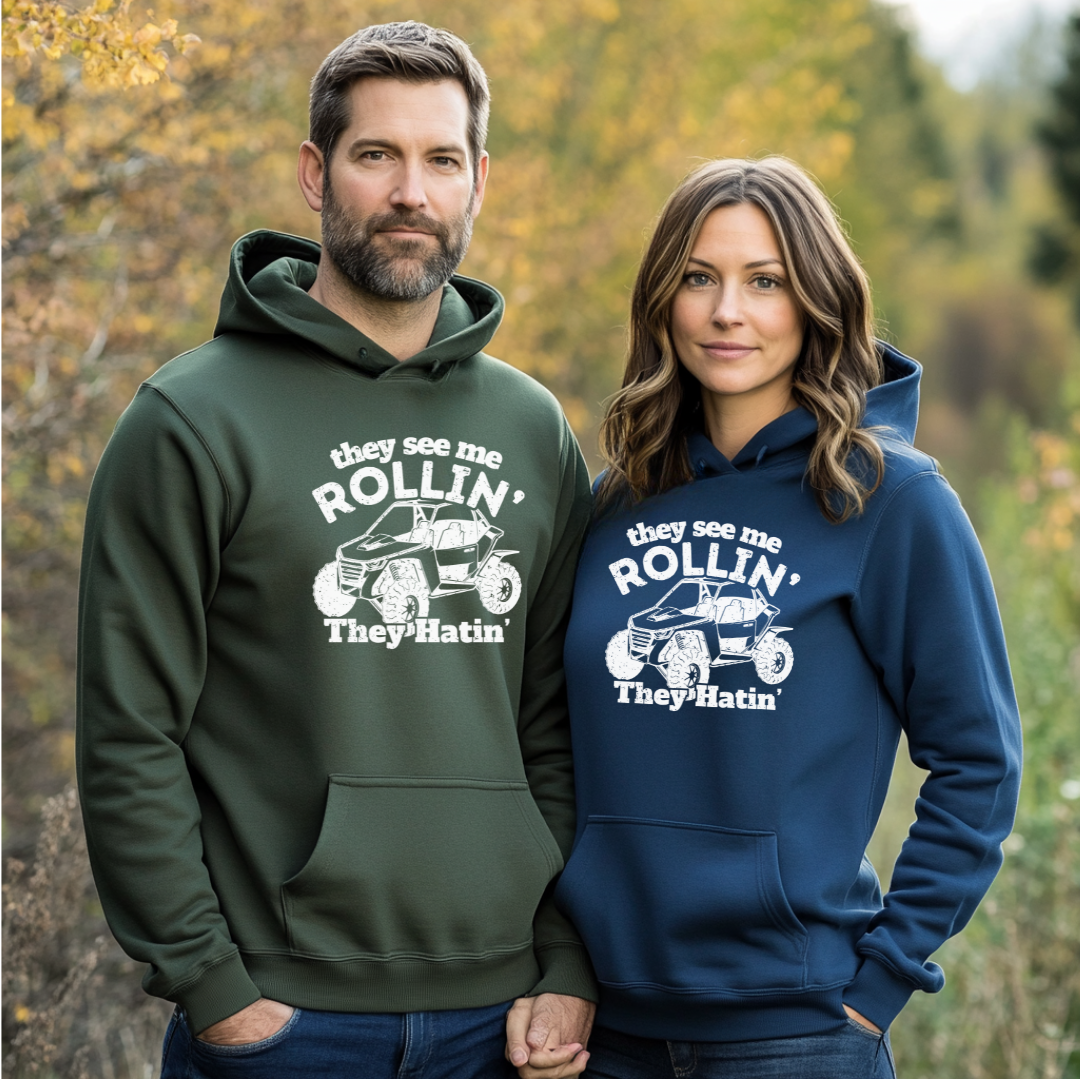 They See Me Rollin They Hatin Side-By-Side Hoodie | UTV Shirt