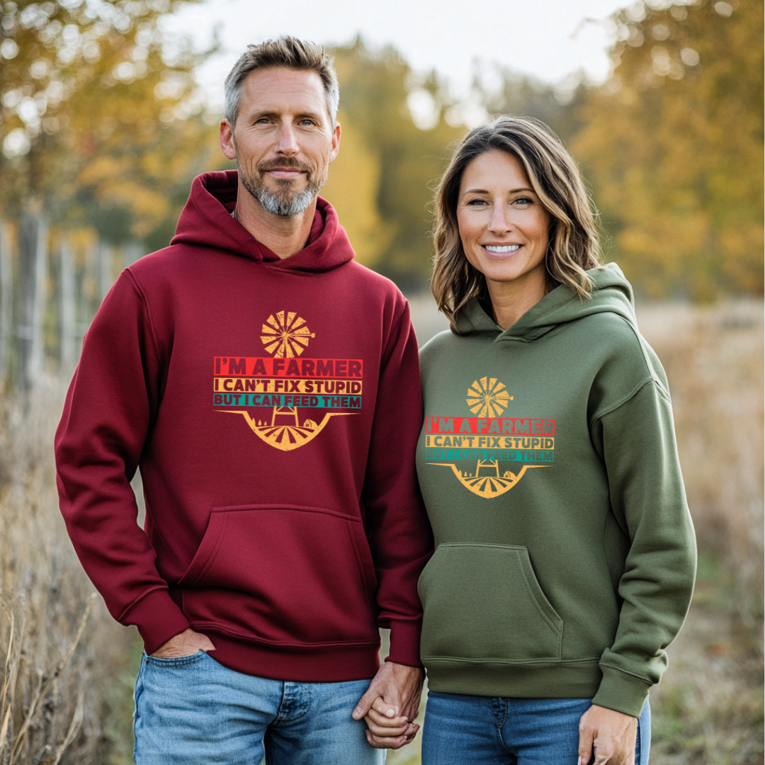 I'm A Farmer Long-Sleeve Hoodie | Gift Ideas for Farmers