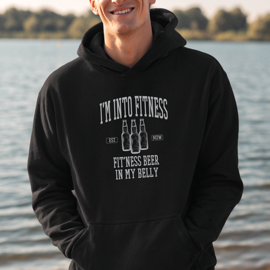 I'm Into Fitness Beer Long-Sleeve Hoodie