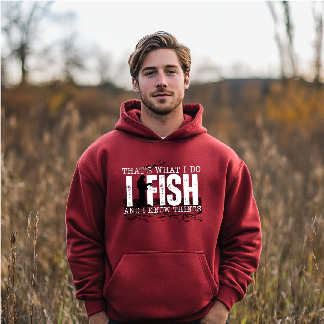 That's What I Do, I Fish Long-Sleeve Hoodie