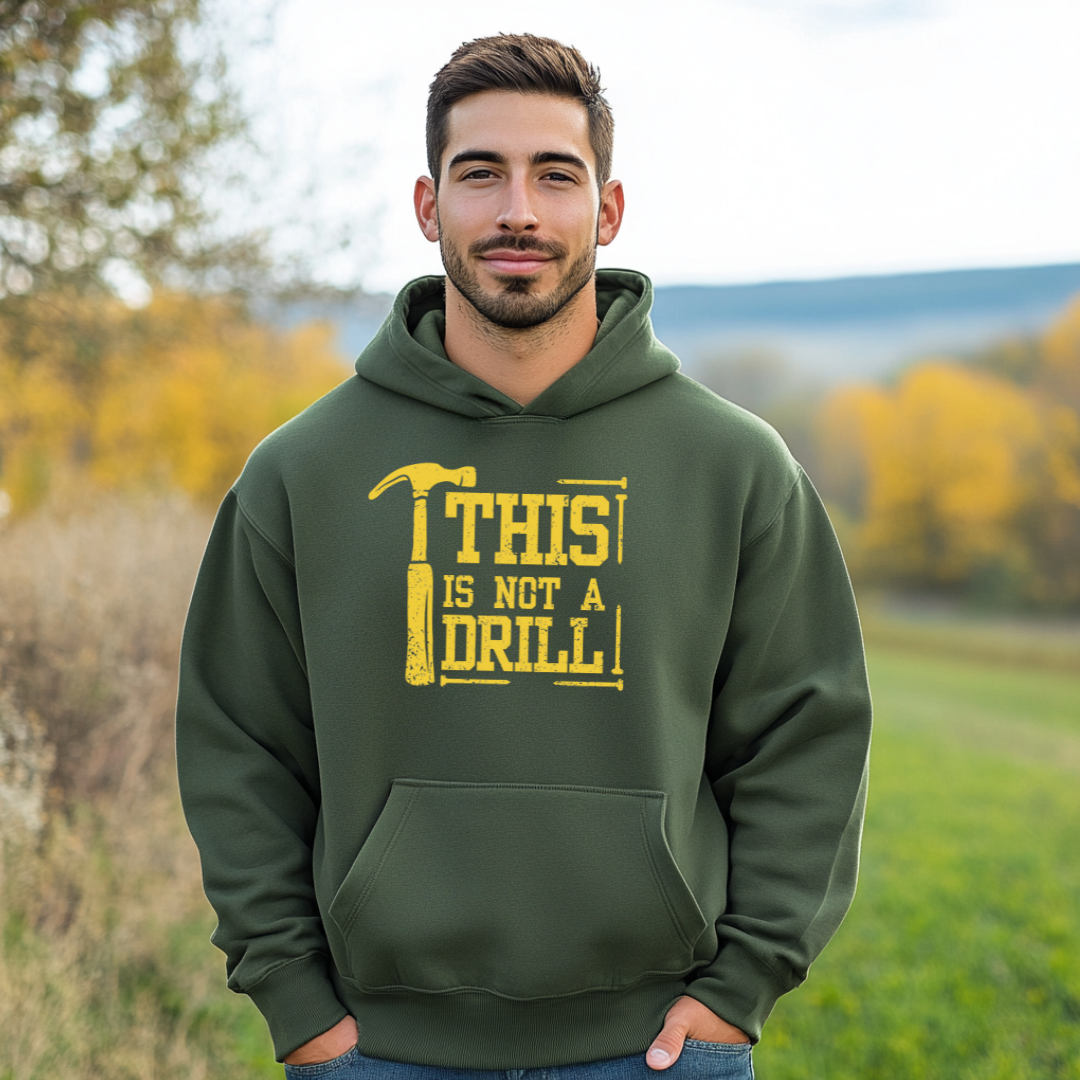 This Is Not A Drill Long-Sleeve Hoodie