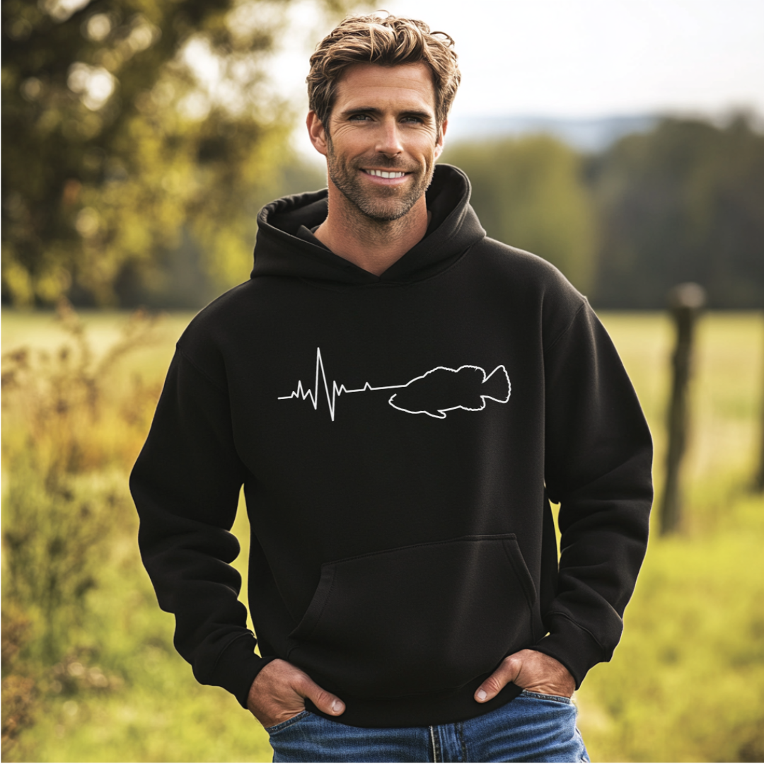 Fishing Heartbeat Hoodie | Best Fishing Gifts