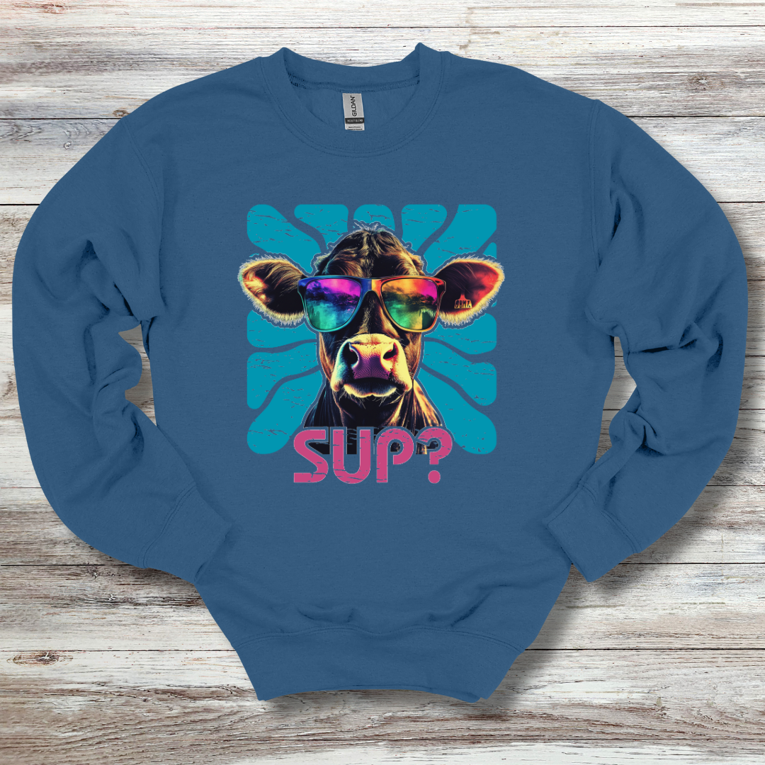 Cow Sup? Sweatshirt | Gift Ideas for Farmers