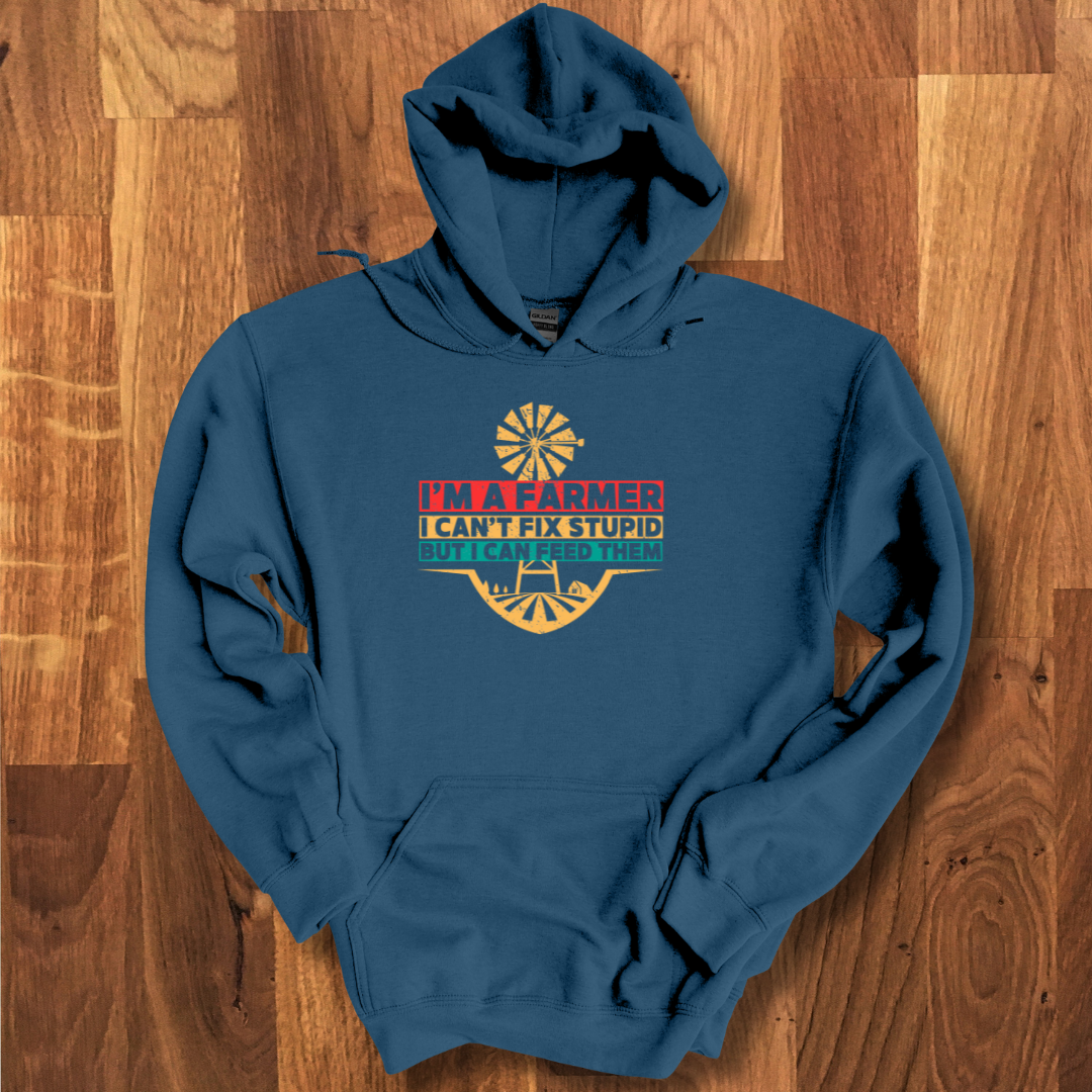 I'm A Farmer Long-Sleeve Hoodie | Gift Ideas for Farmers
