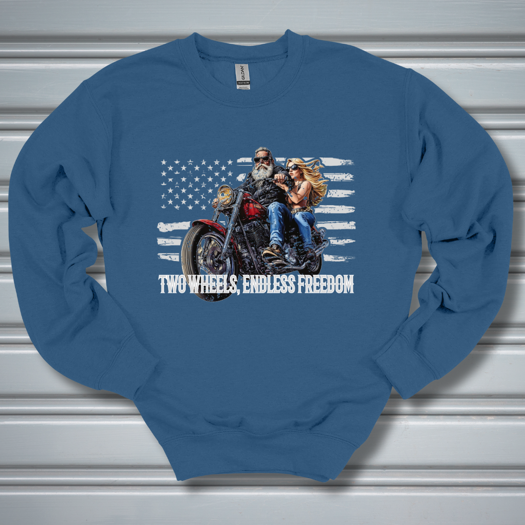 Two Wheels, Endless Freedom Sweatshirt