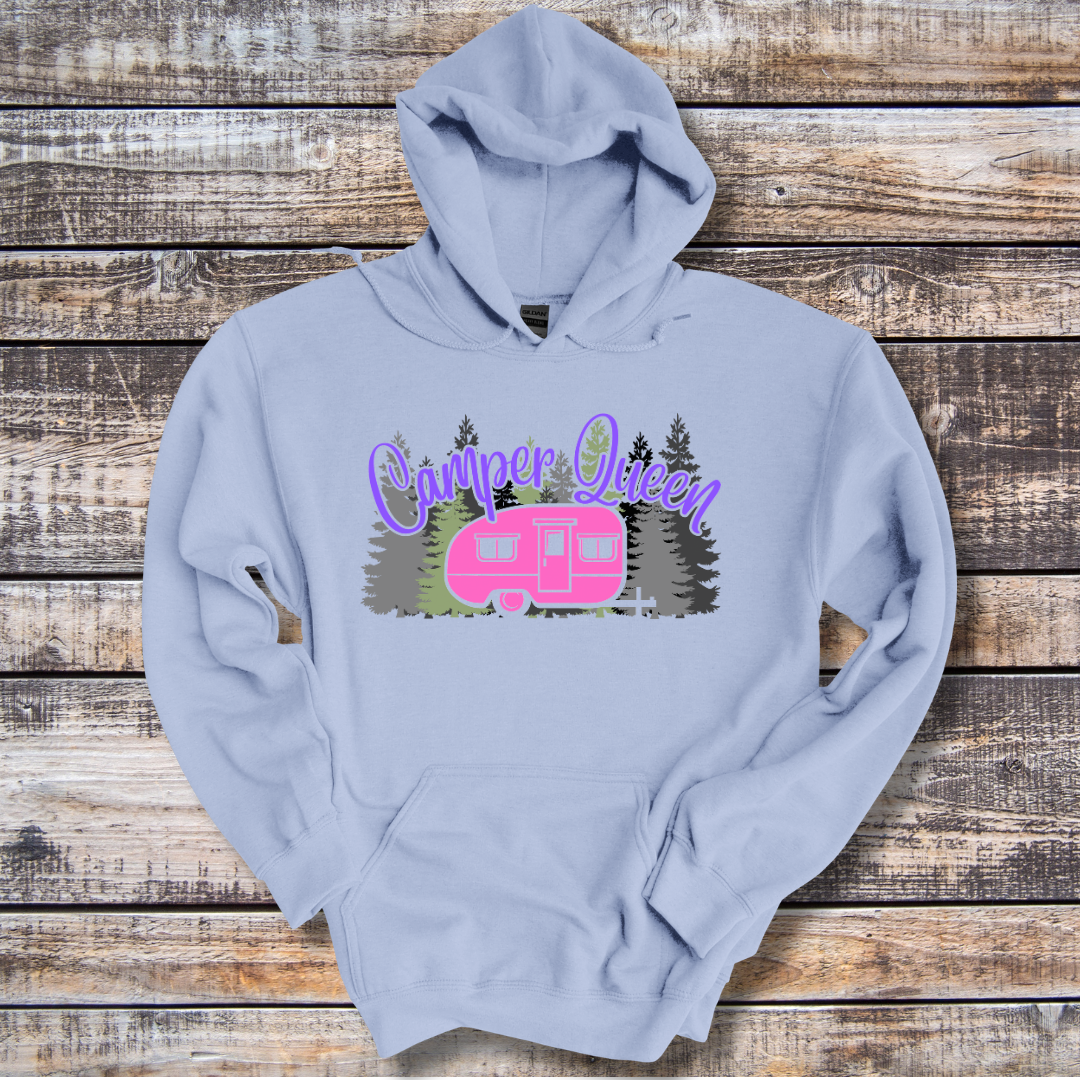 Camper Queen Long-Sleeve Hoodie