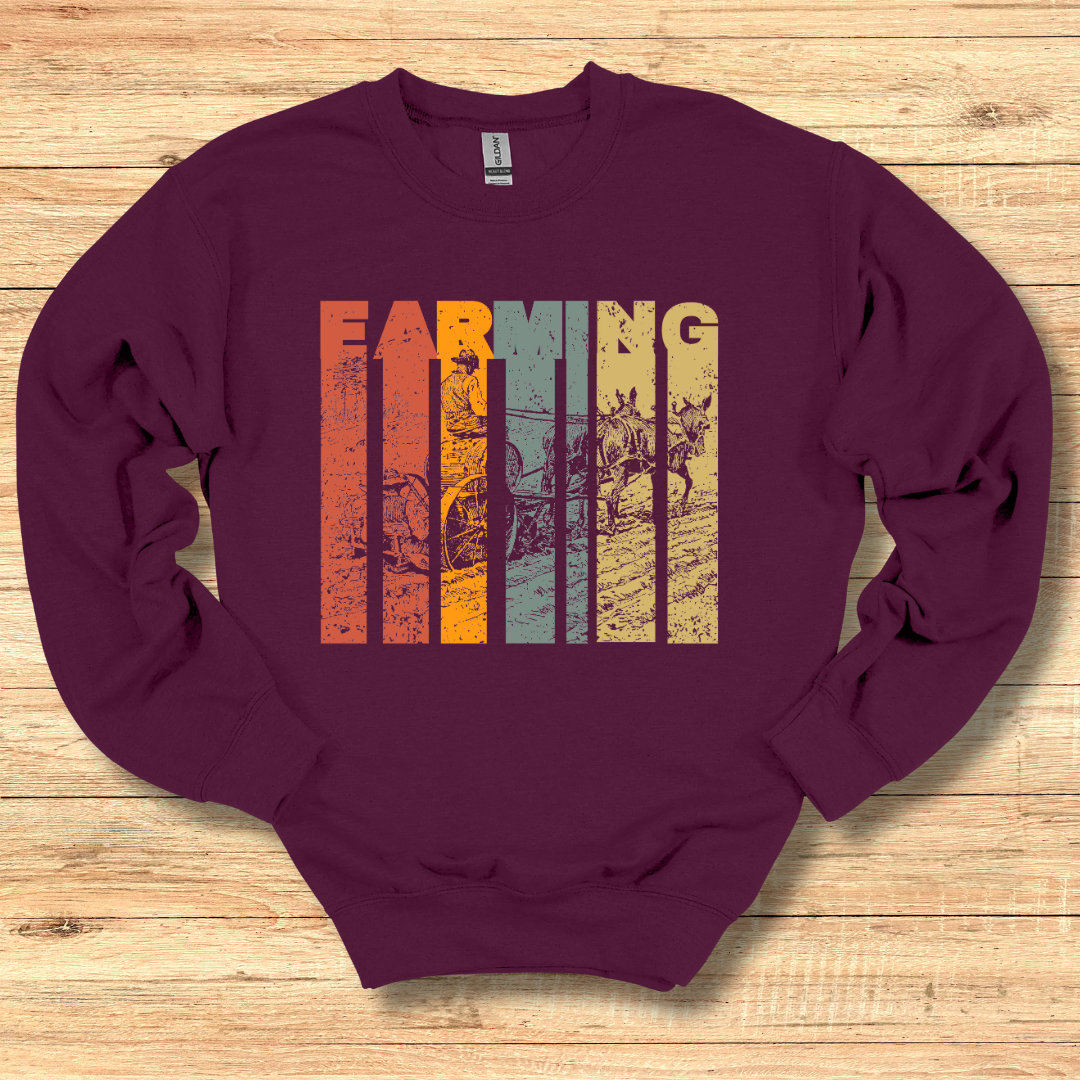 Farming Grunge Sweatshirt | Farmer Gift