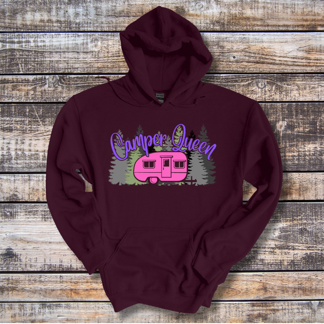 Camper Queen Long-Sleeve Hoodie