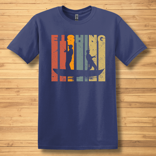 Fishing Grunge T-Shirt