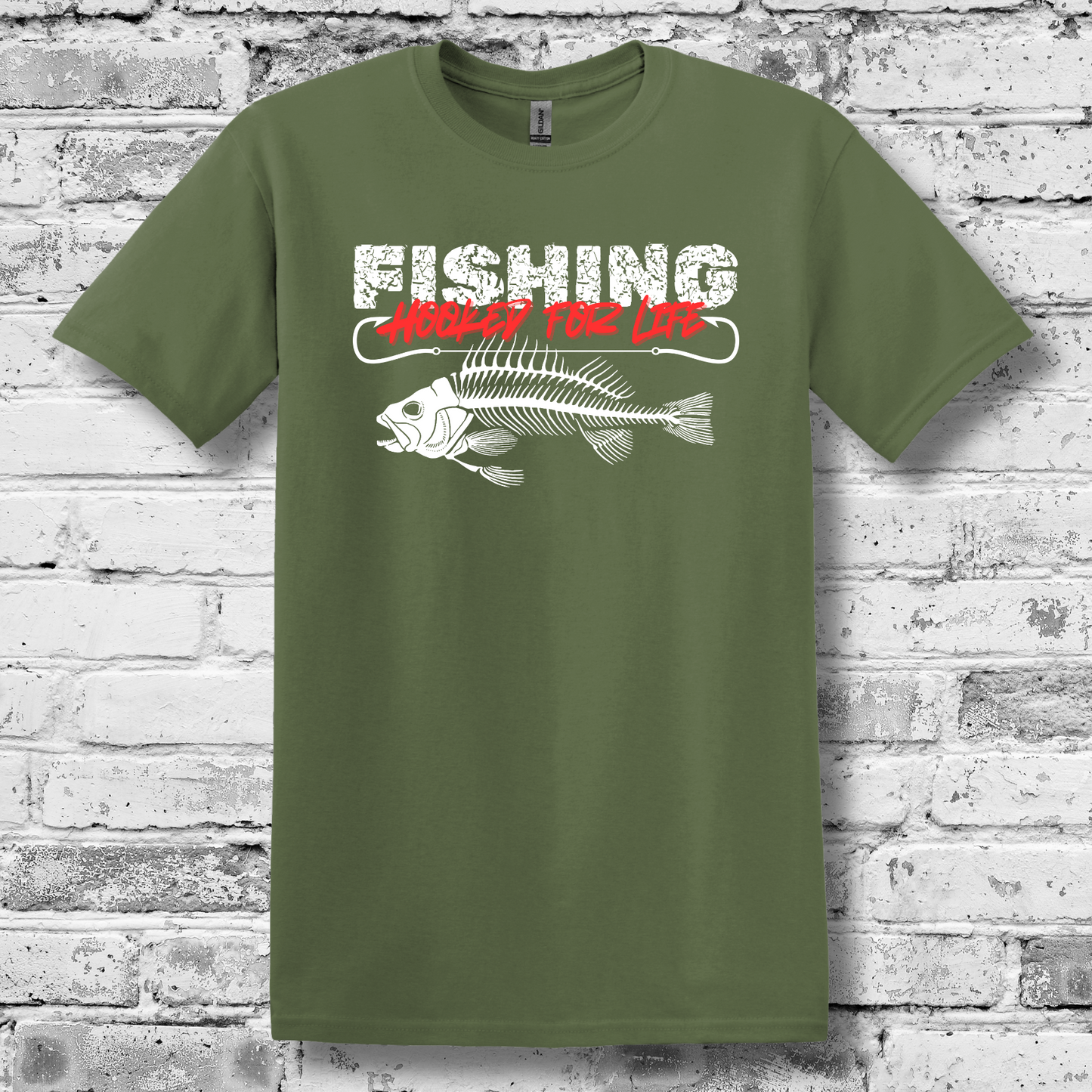 Fishing Hooked For Life T-Shirt