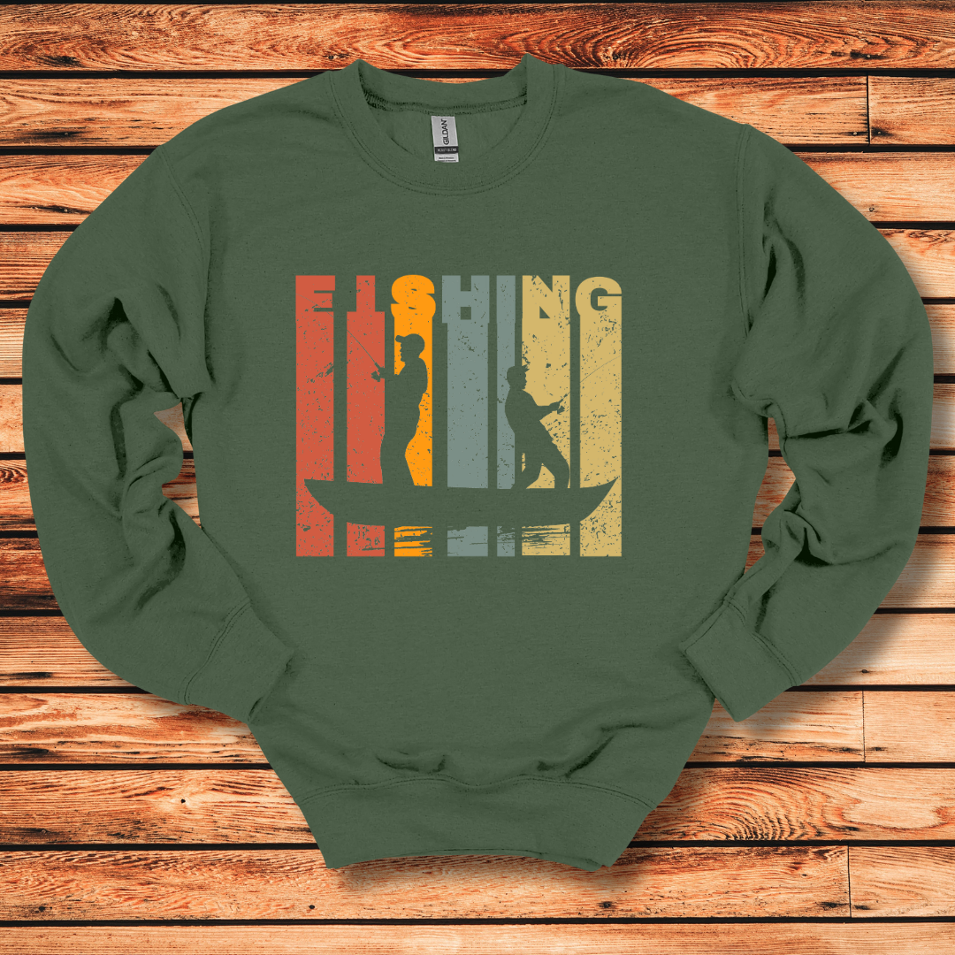 Fishing Grunge Sweatshirt | Fishing Sweatshirt