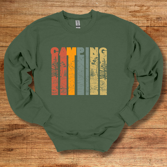 Camping Grunge Sweatshirt | Camping Gift Ideas