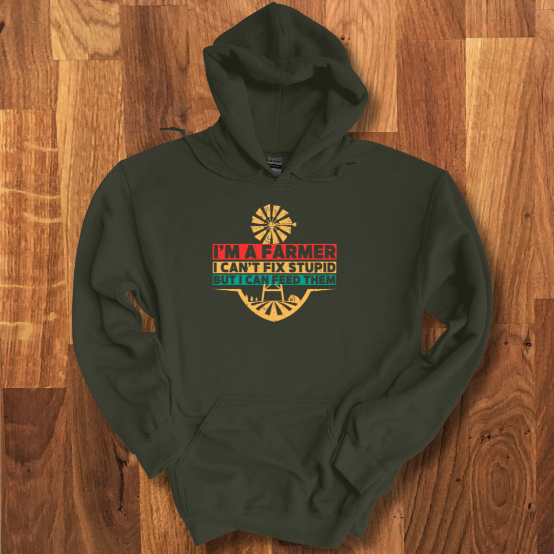 I'm A Farmer Long-Sleeve Hoodie | Gift Ideas for Farmers