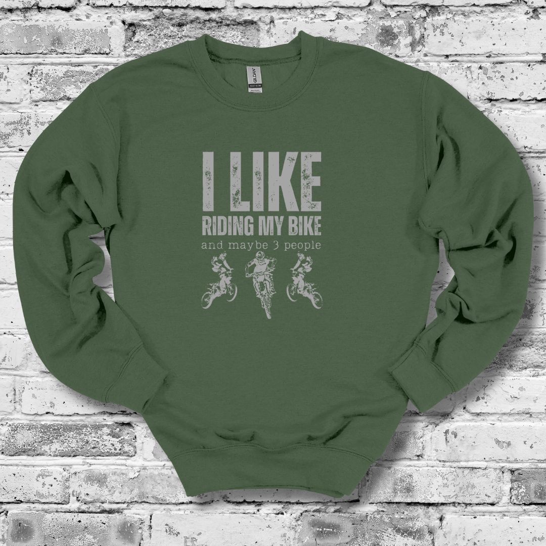 I Like Riding My Bike (Dirt) Sweatshirt