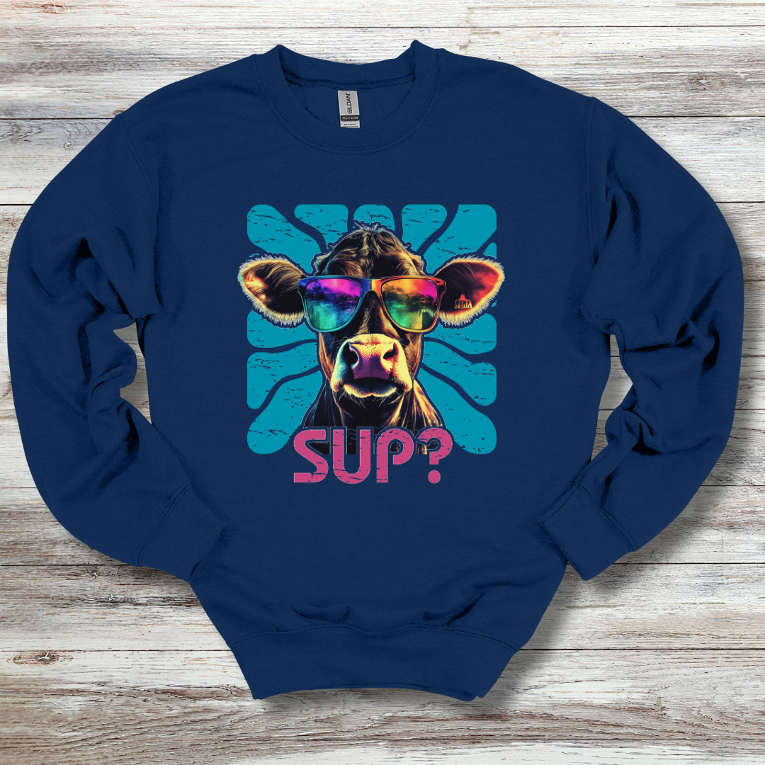 Cow Sup? Sweatshirt | Gift Ideas for Farmers