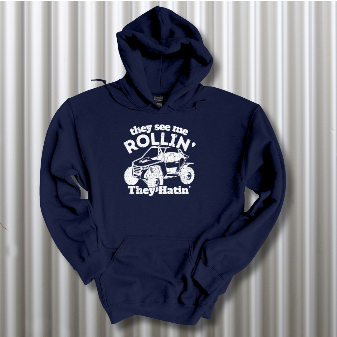 They See Me Rollin They Hatin Side-By-Side Hoodie | UTV Shirt