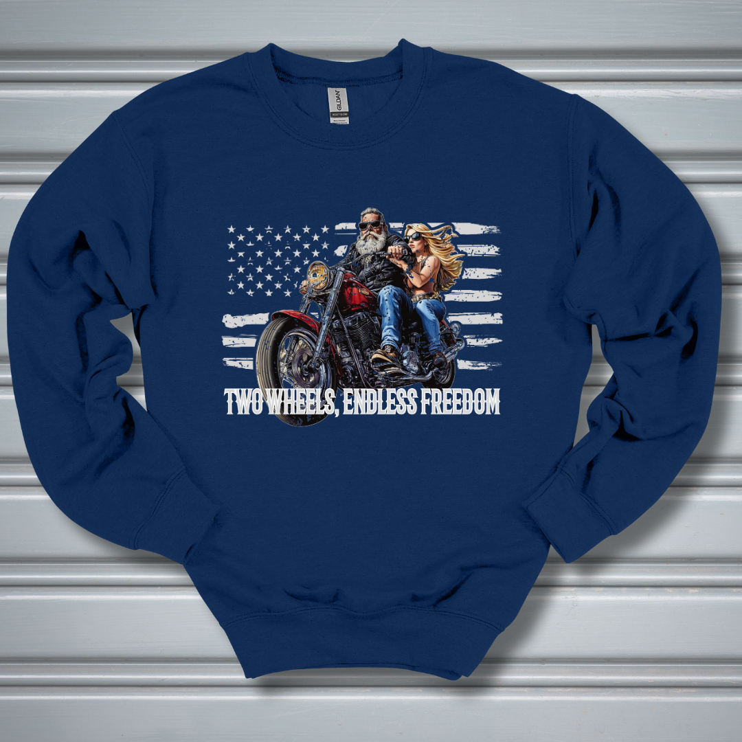 Two Wheels, Endless Freedom Sweatshirt