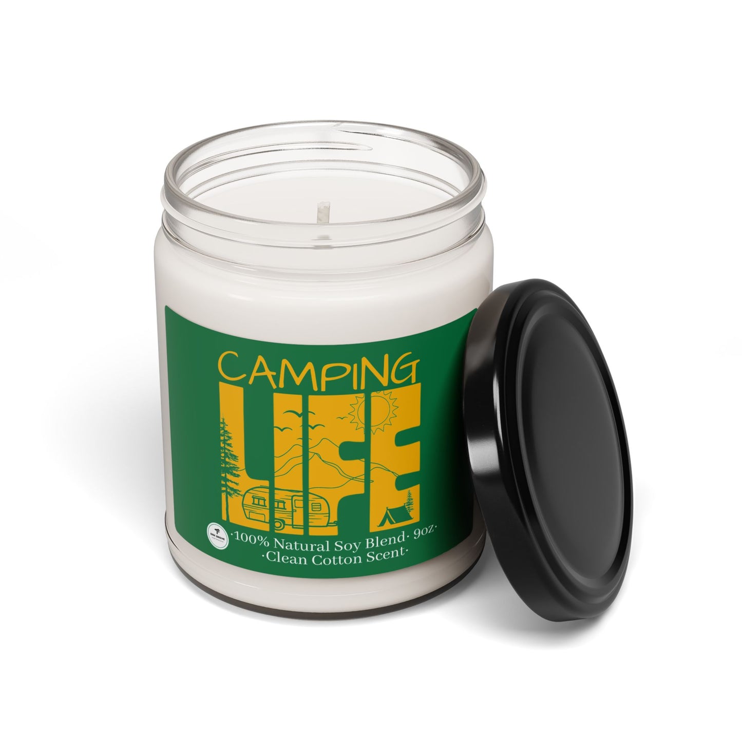Scented Soy Candle, 9oz - Camping Life