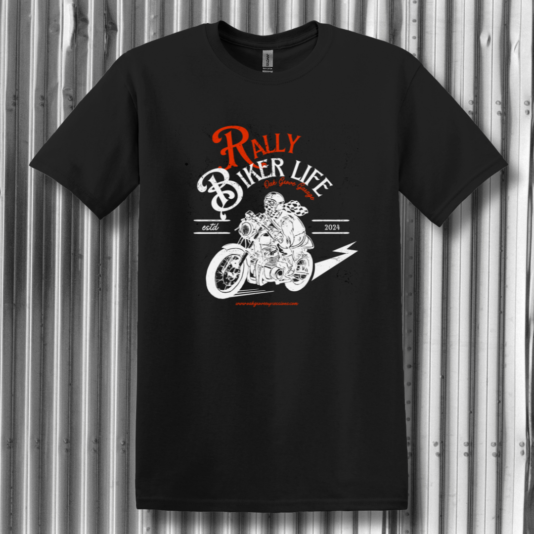 This is image of  Rally Biker Life T-Shirt version 1