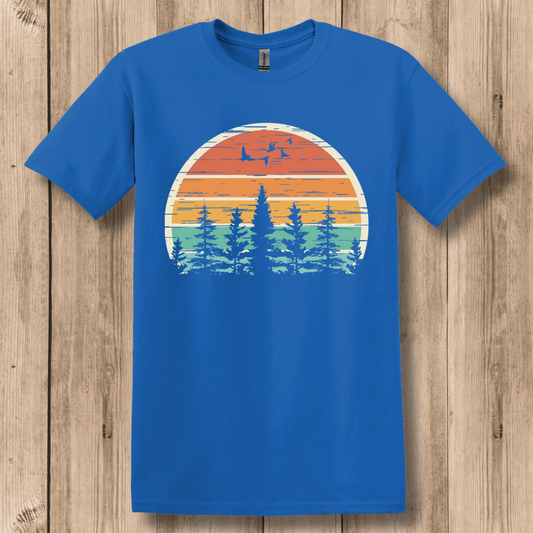 Nature Retro Vibe T-Shirt | Camping Gift Ideas