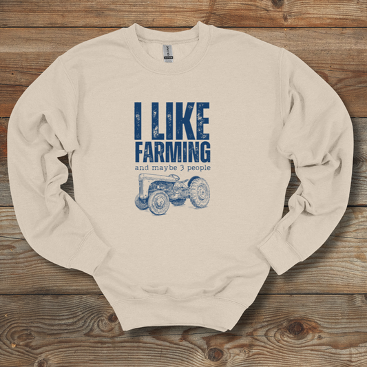I Like Farming, Tractor Version, Sweatshirt