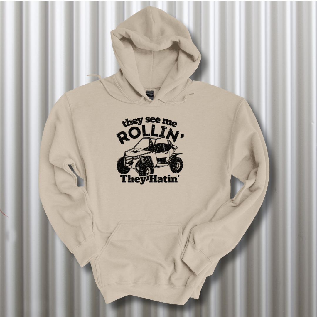 They See Me Rollin They Hatin Side-By-Side Hoodie | UTV Shirt