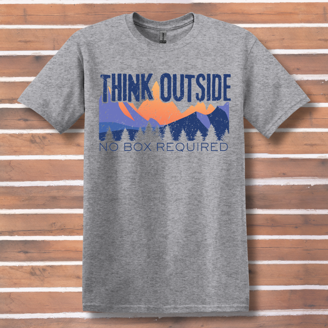 Think Outside T-Shirt | Camping Gift Ideas
