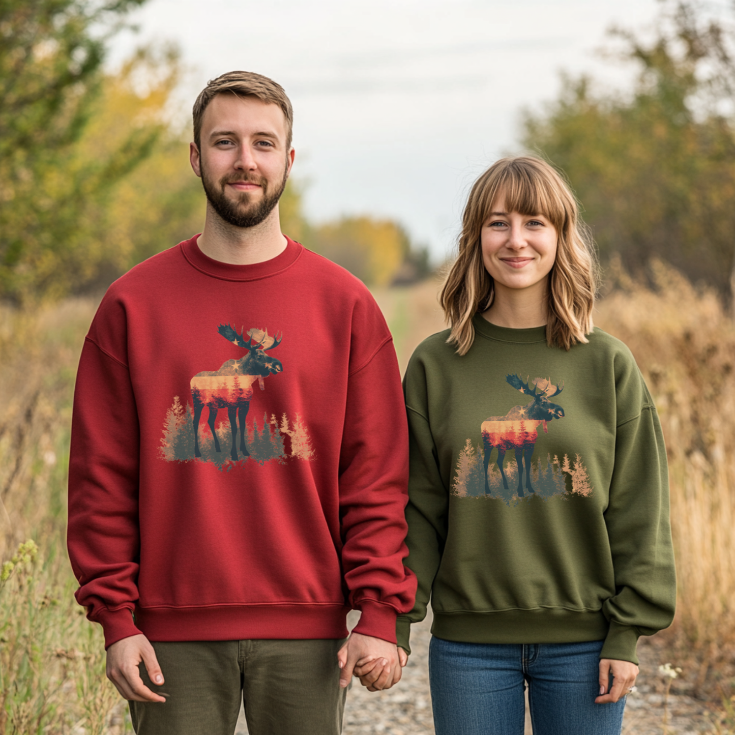 USA Moose Sweatshirt | Moose Hunting Shirt