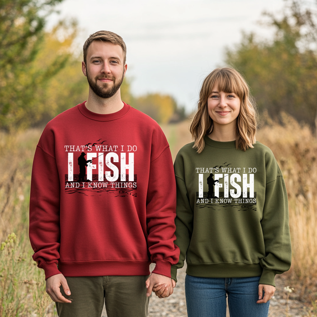 That's What I Do, I Fish Sweatshirt