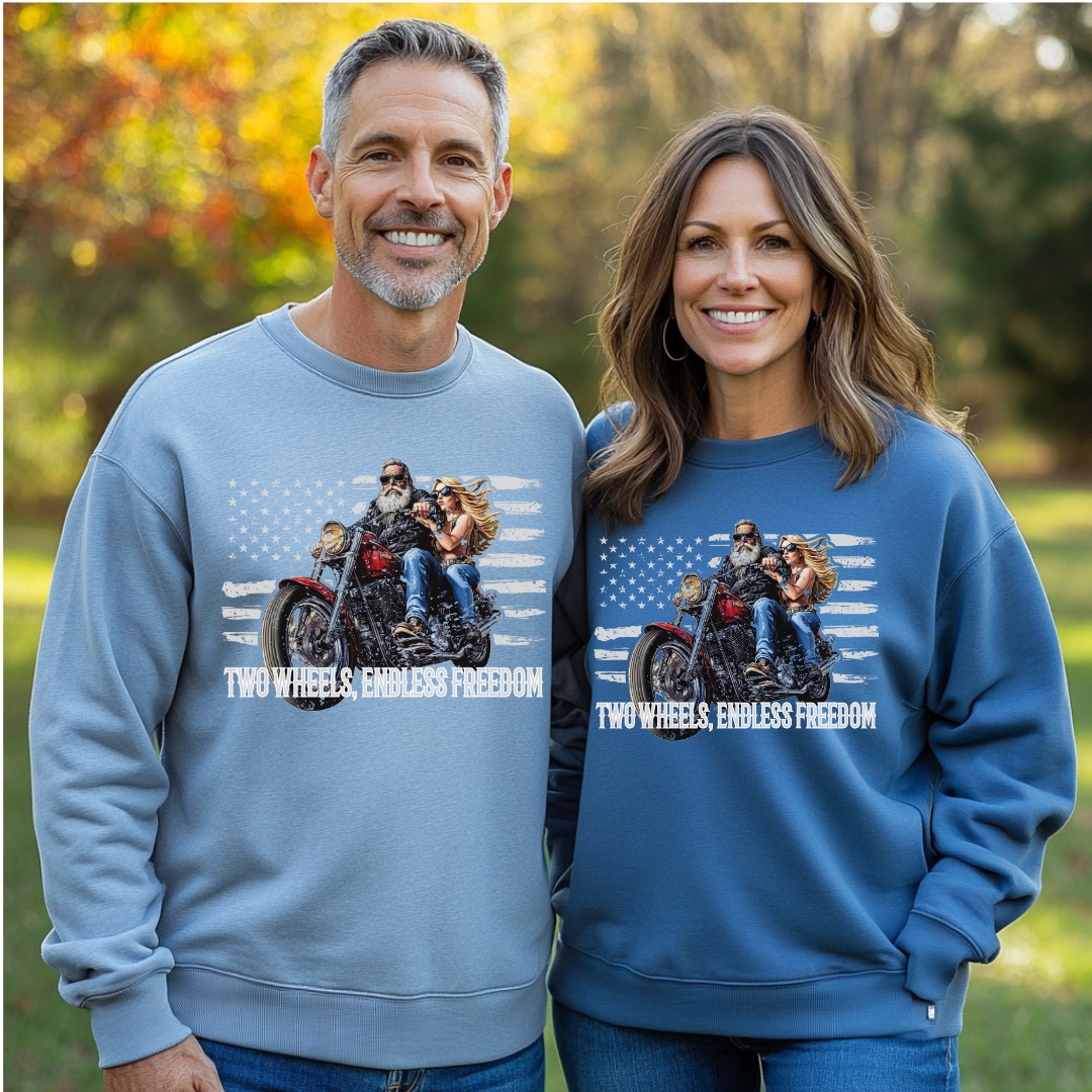 Two Wheels, Endless Freedom Sweatshirt