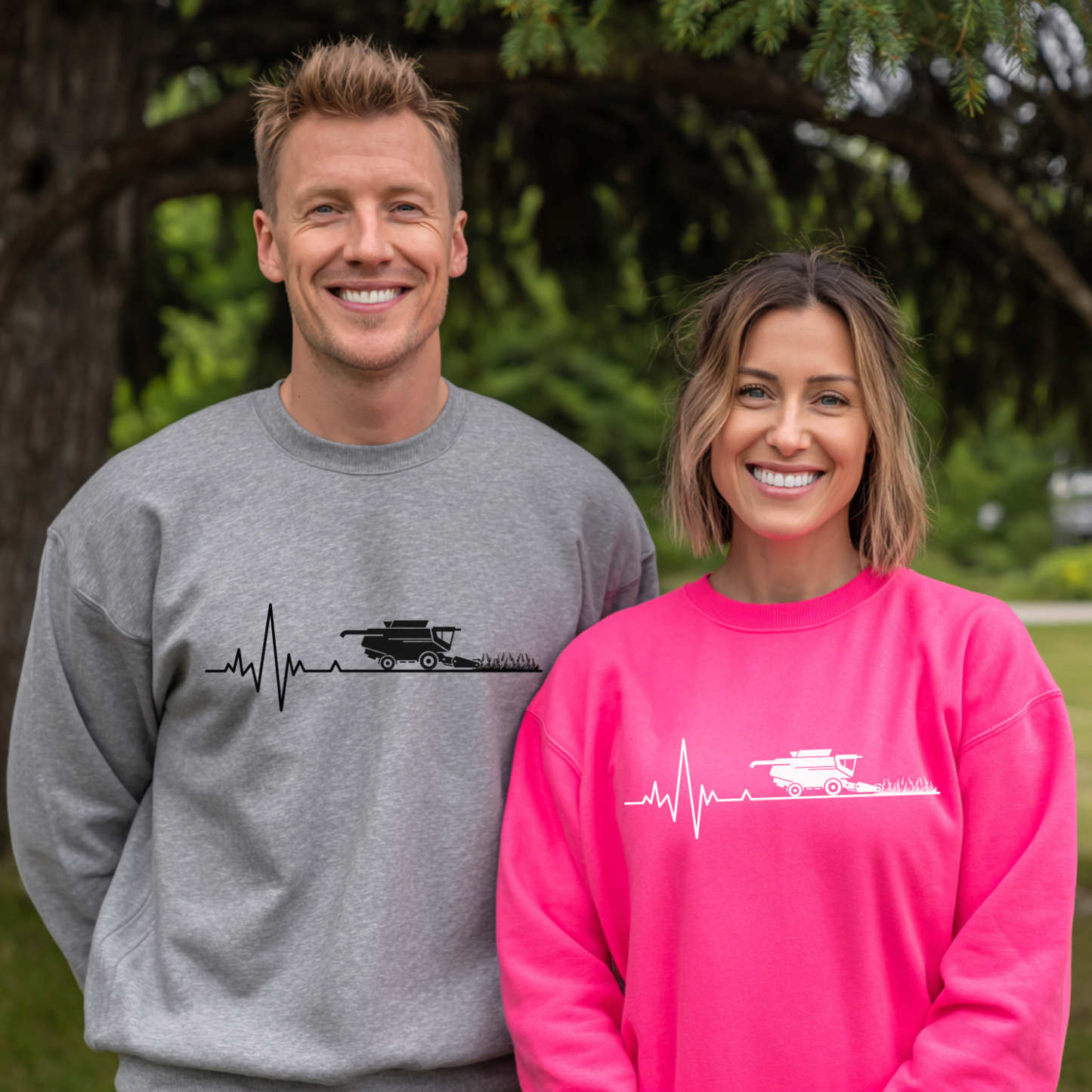 Farming Heartbeat Sweatshirt | Gift for Farmers