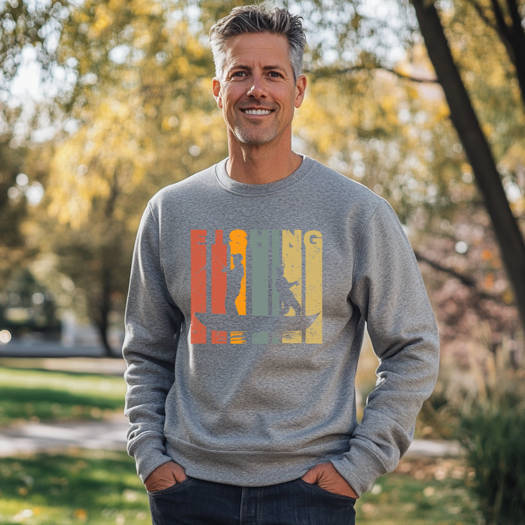 Fishing Grunge Sweatshirt