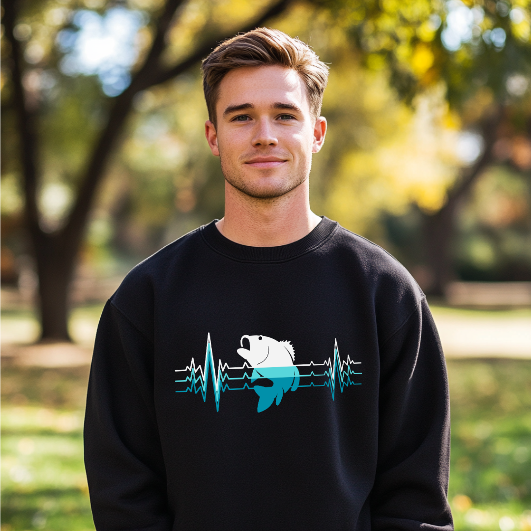 Fishing Pulse Sweatshirt | Best Fishing Gifts
