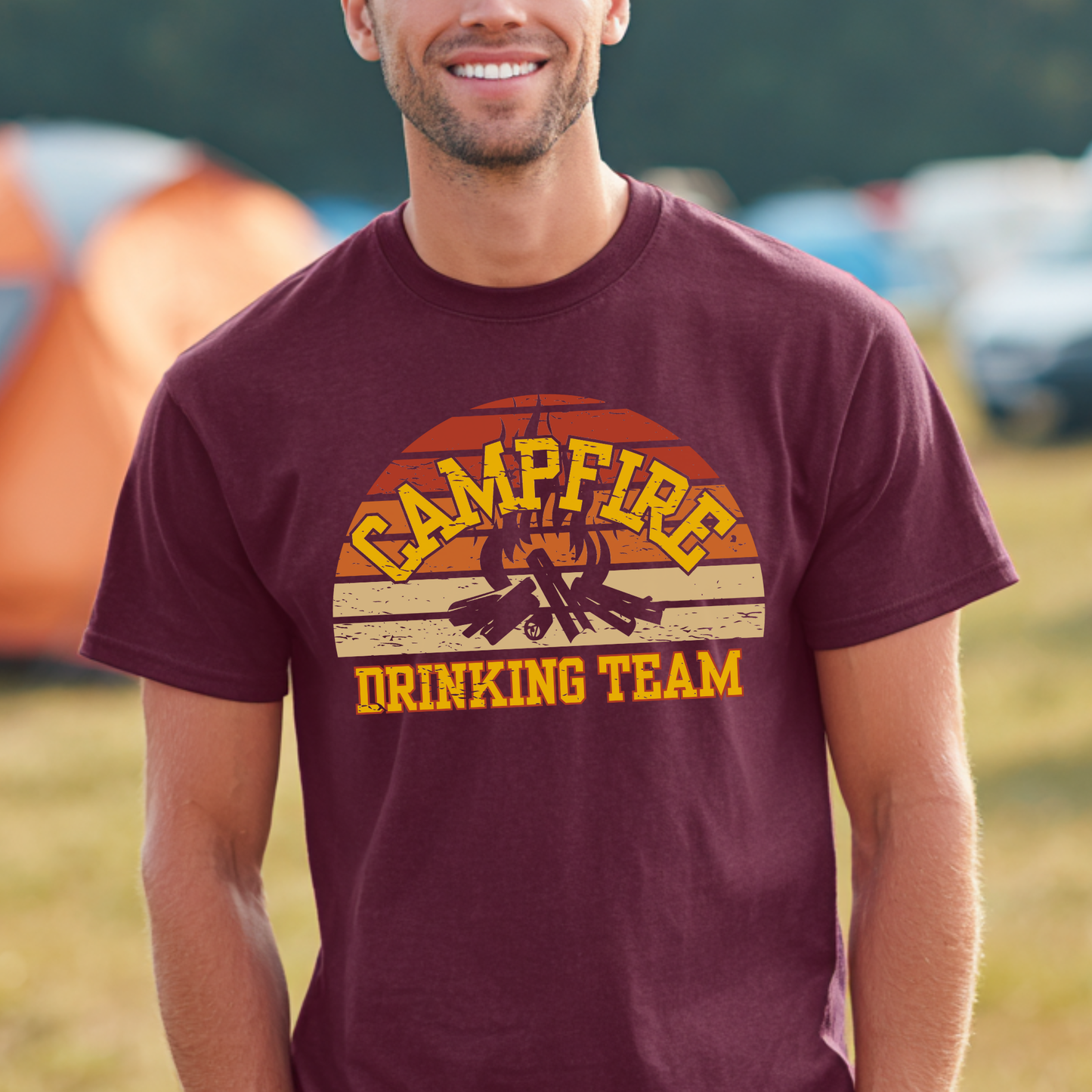 Campfire Drinking Team T-Shirt | Campfire Beers
