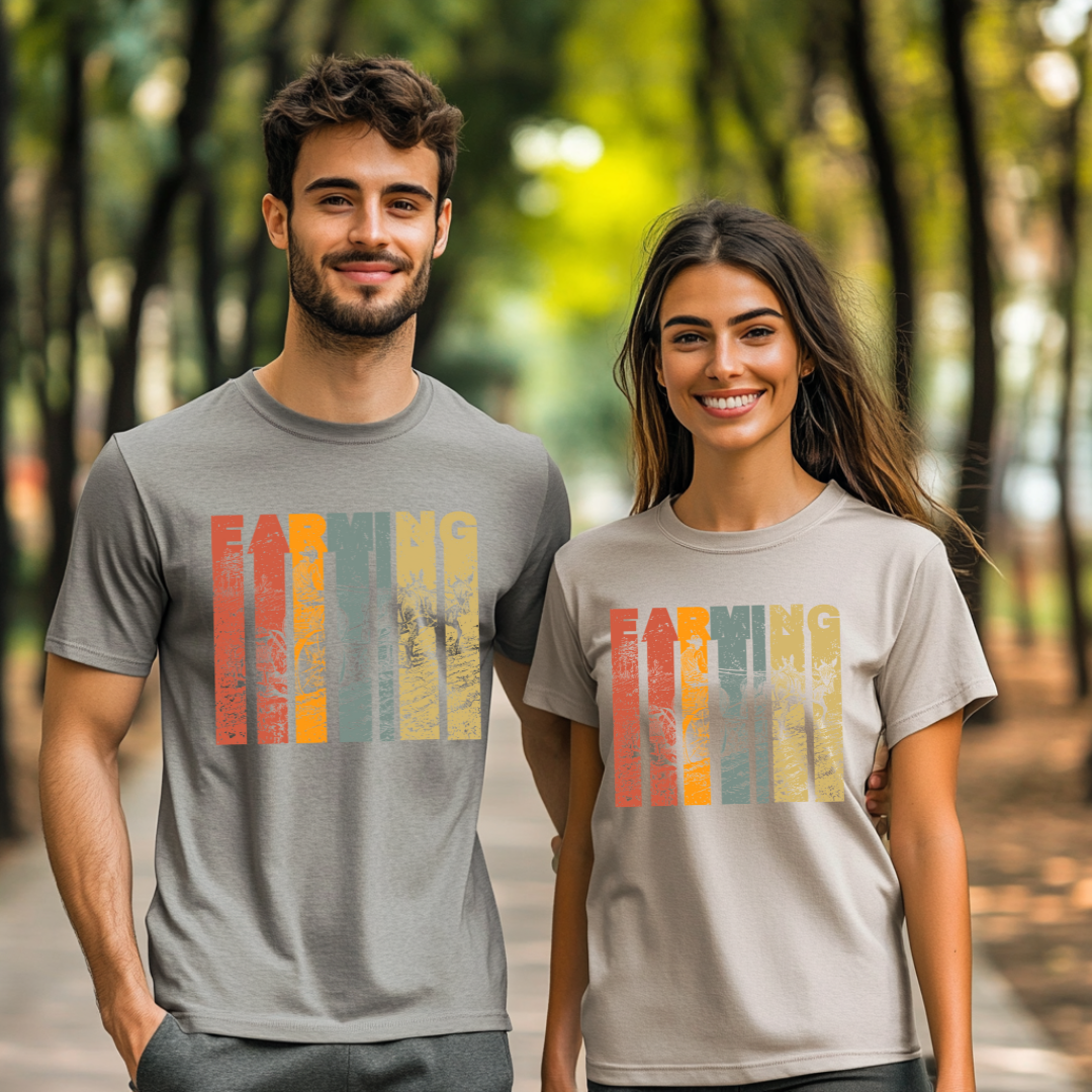 Farming Grunge T-Shirt | Farmer Gift