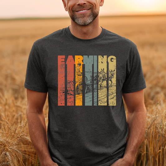 Farming Grunge T-Shirt | Farmer Gift