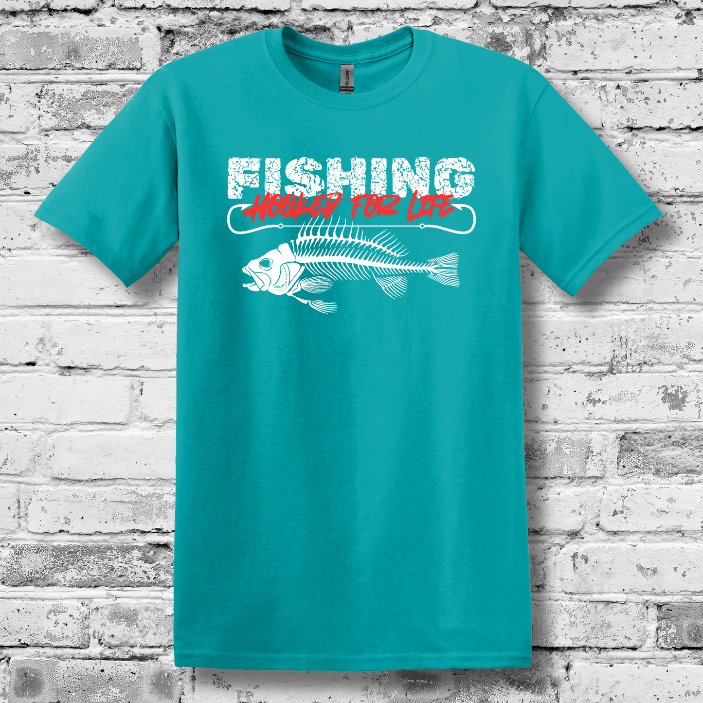 Fishing Hooked For Life T-Shirt