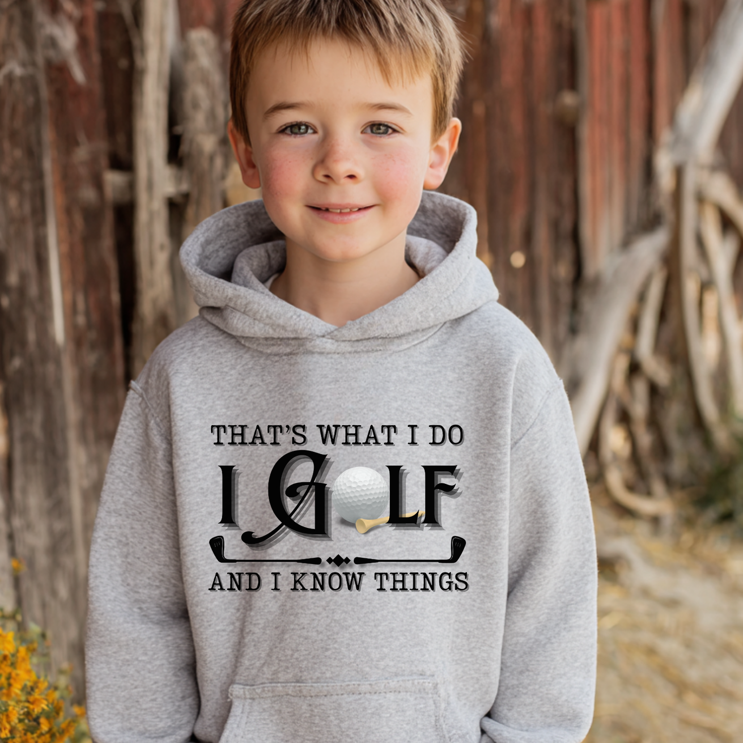 That's What I Do, I Golf Youth Hoodie | Youth Golf Clothing